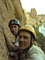 Clint and I at at the rappel station, Smith Rocks.