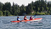 The family kayaking.