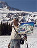 me painting at Rainier on fathers day