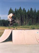 Clint jumping